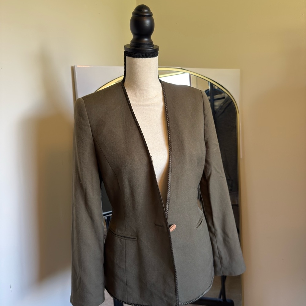 Olive Green Women's Blazer